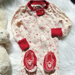 🌿 Burt's Bees Baby Organic Footie Sleeper 🐝